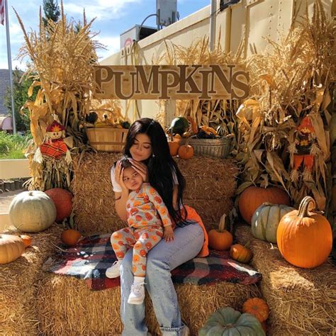 Kylie Jenner Enjoys Day With Stormi True At Pumpkin Patch Photos