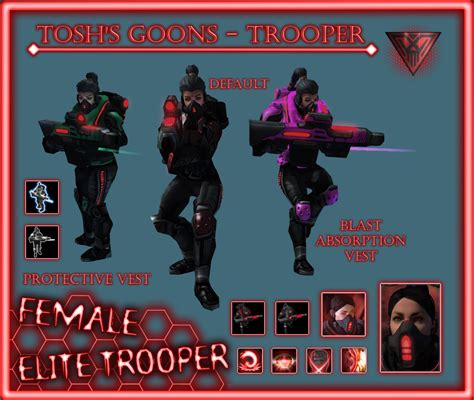 Elite Trooper Toshs Goons Trooper Female Files Davespectres