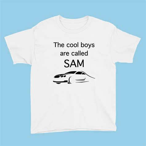 Add Your Childs Name To This Customizable Boys T Shirt By Witty