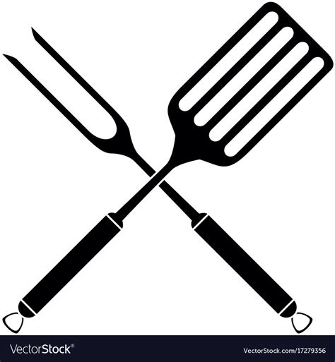 Barbecue Fork Svg Spatula Svg Bbq Svg Grill Svg Chef Logo Vector Cut File Cricut Silhouette