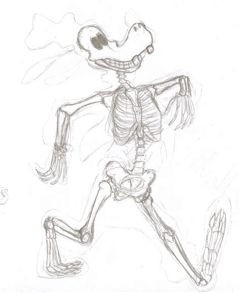 Goofy Skeleton By I Amthebox On Deviantart