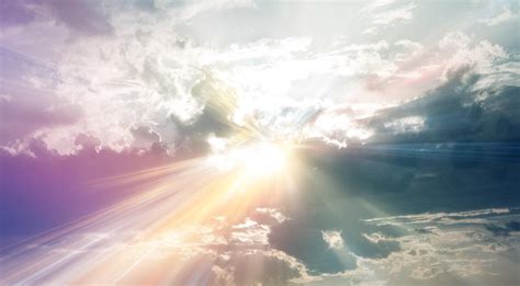 Sun Rays Through The Clouds Wallpaper Nature And Landscape