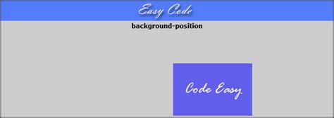 Easycode Css Background Position