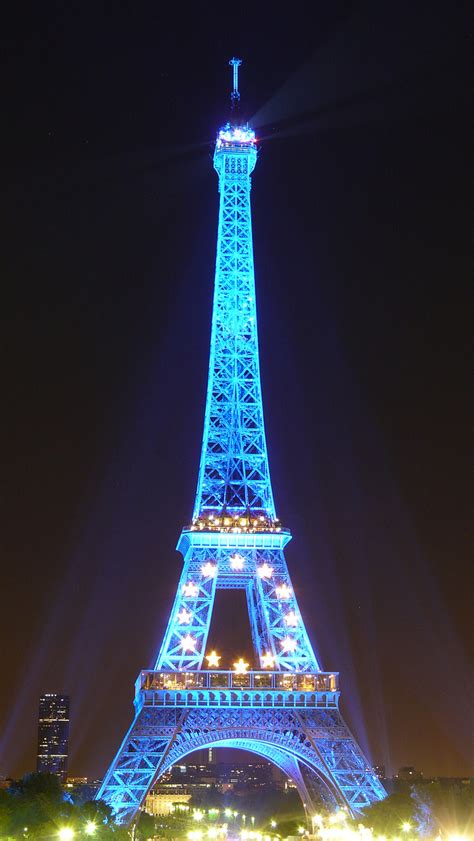 Eiffel Tower Blue Iphone Wallpaper Hd