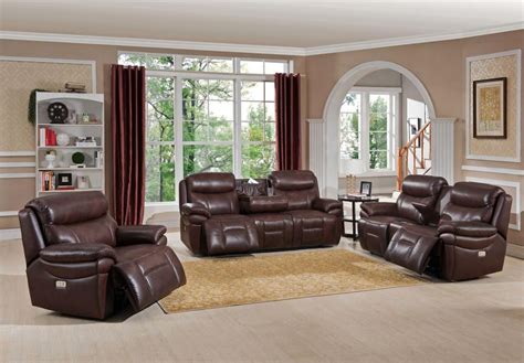 Genuine Leather Living Room Sets At