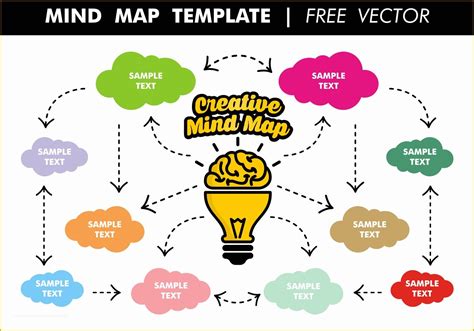 Mind Map Template Free Download Of Mind Map Template Free Vector