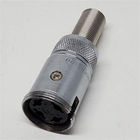 Amphenol 91 Mc4f Connector Audio Or Instrumentation Female 4 Pin