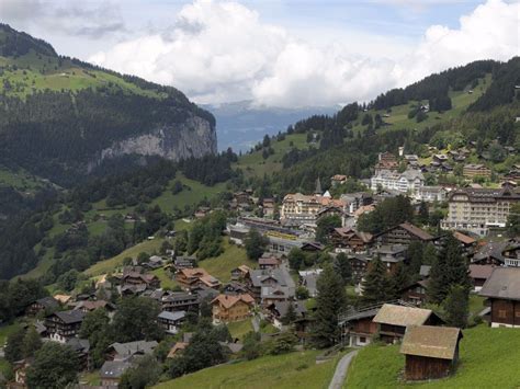 The Charming Mountain Village Of Wengen Switzerland Is Home To Cozy