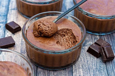 Mousse au chocolat onctueuse