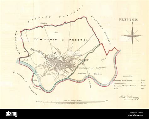 Preston Map Hi Res Stock Photography And Images Alamy