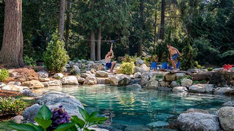 Natural Swim Ponds Backyard Swim Pond Installations