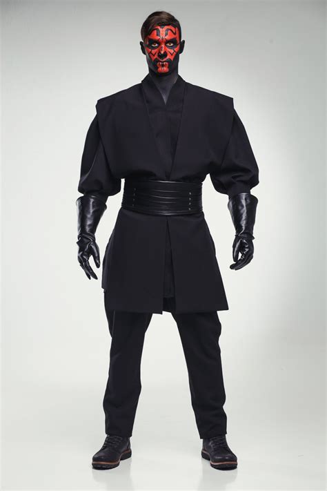 darth maul cosplay costume from star wars sith lord dark etsy