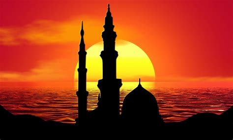 Muslim Sunset Islam Eid Mubarak Free Stock Photo Public Domain Pictures