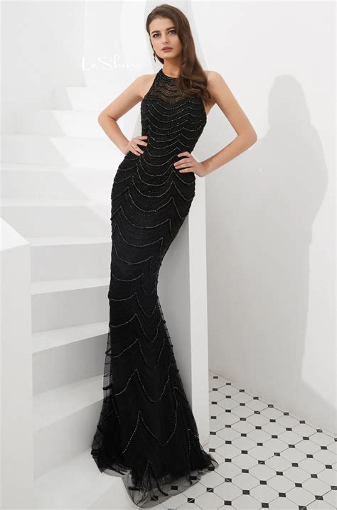 Stunning Halter Neckline Mermaid Party Dresses With Rhinestones Embellished Tulle With Images