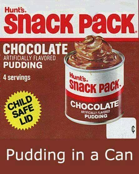 Hunts Snack Pack Chocolate Pudding Childhood Memories Sweet