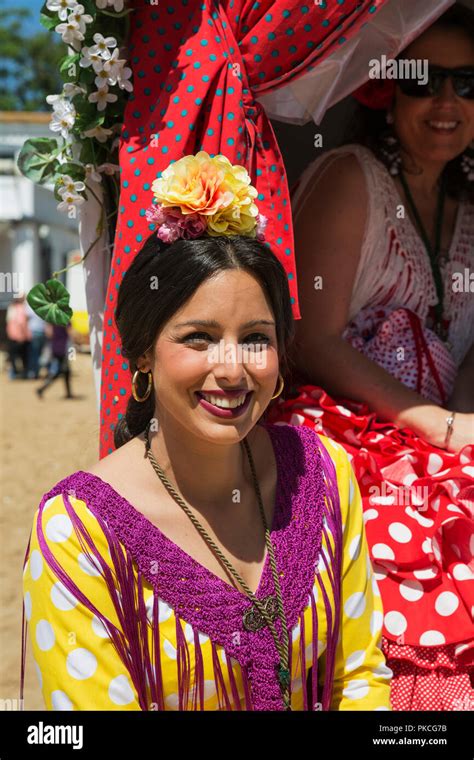 Spanish Woman Wearing Traditional Dress Hi Res Stock Photography And