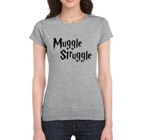 Harry Potter Muggle Struggle T Shirt Women Potterhead Tee Tops Etsy