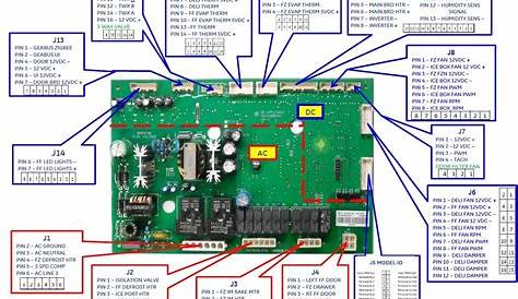 GE French Door Refrigerator CFE29TSDBSS Wiring Diagram | Applianceblog