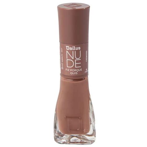 Esmalte Cremoso Dailus Nude Tons Escuros Esmalte Magazine Luiza