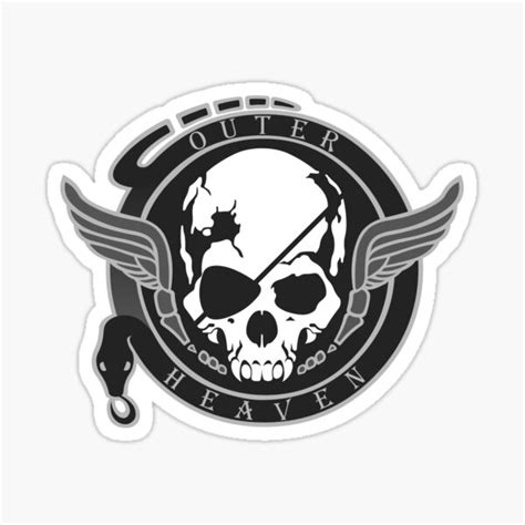 Metal Gear Solid Outer Heaven Sticker For Sale By Hays Redbubble