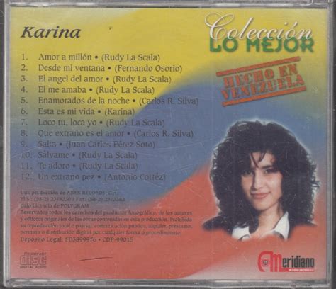 Karina Grandes Exitos Cd Original Nuevo P Qq Mercado Libre