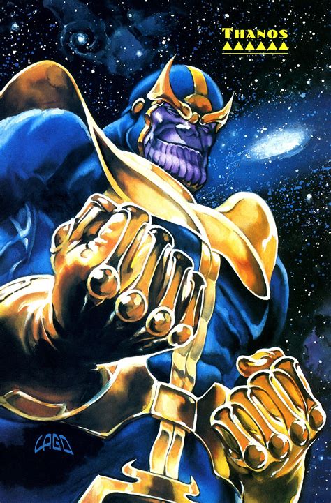 Thanos By Ray Lago The Next Avengers Villian Gibis Antigos Vilãs