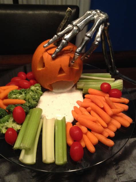 Halloween Vegetable Platter Vegetable Platter Halloween Treats Food