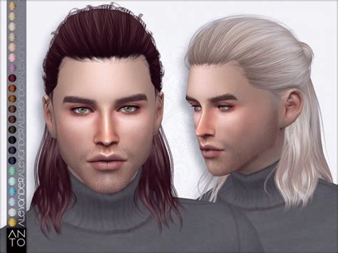 The Sims Resource Alex Hair Pack By Anto ~ Sims 4 Hairs