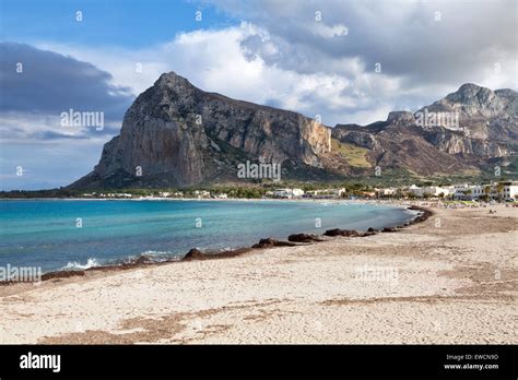 San Vito Lo Capo Beach Sicily Stock Photo Alamy