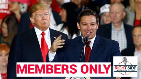 🔴 Members Only Gov Desantis Re Election Campaign Street Corner Rally
