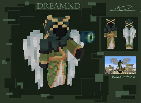 Masky🎗🦊 On Twitter Dreamxd A Skin Based On The Dreamxd Statue