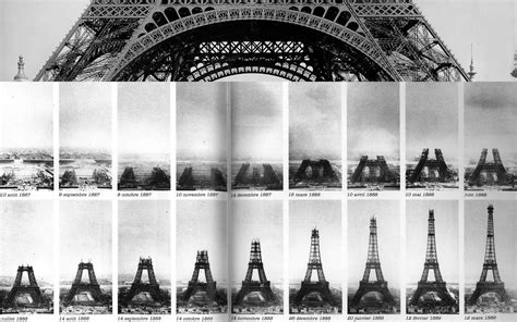 Construction Of The Eiffel Tower 1887 To 1889 1920x1200 Eiffel