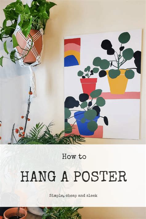 How To Hang Posters Without Damaging Them Unugtp