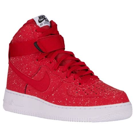 Red Nike Air Force 1 Highnike Air Force 1 High Mens Basketball Shoes