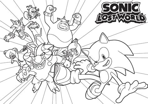 Sonic And Friends Coloring Pages Coloring Home