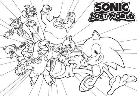 Sonic Boom Coloring Pages To Print Coloring Home