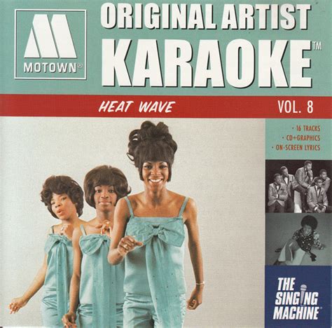 Motown Original Artist Karaoke Heat Wave Vol 8 2004 Cd Discogs