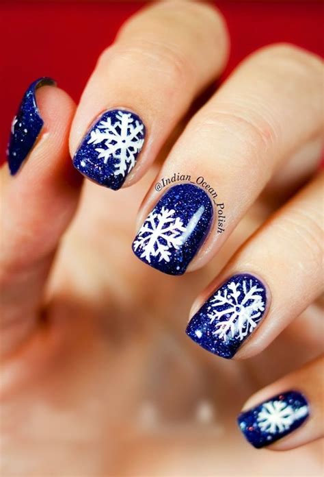 inspirational winter nail designs  design birdy