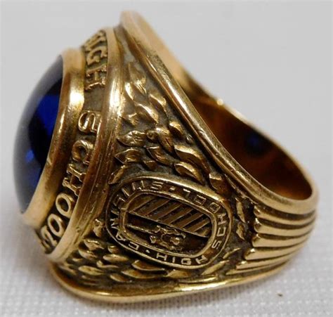 Vintage 1958 Men S 10k Canisius High School Class Ring Size