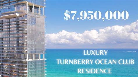 Inside This 7950000 Luxury Turnberry Ocean Club In Sunny Isles Beach