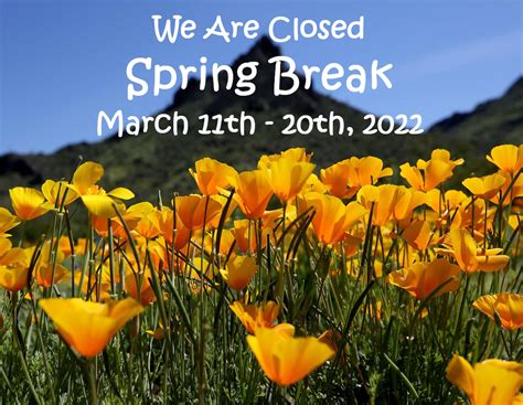 Spring Break Bowie Unified School District