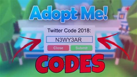 Codes were removed from the game. Adopt me *NEW WORKING CODE* (roblox) - YouTube