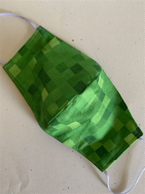 Minecraft Mask Etsy