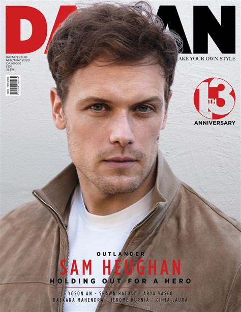 Da Man Magazine Aprilmay 2020 Sam Heughan Yourcelebritymagazines