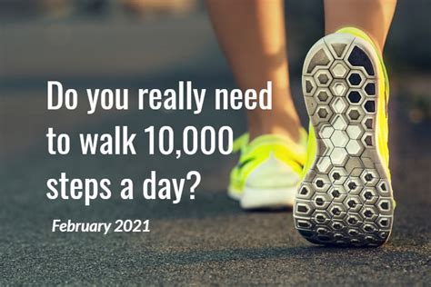 Do You Really Need To Walk 10000 Steps A Day Idose