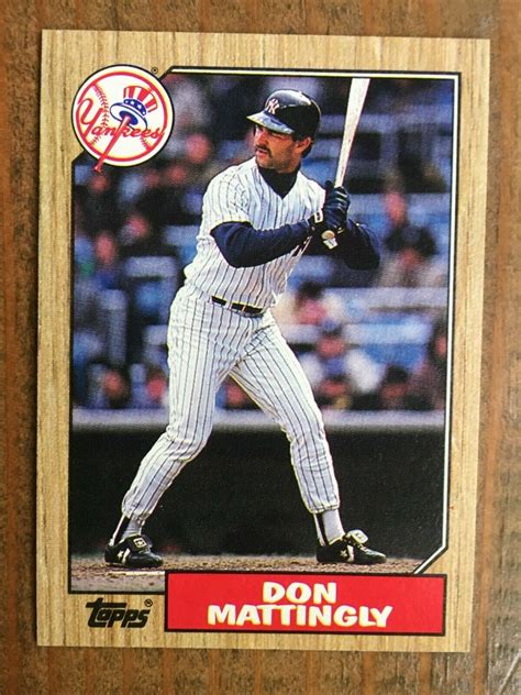 Apr 09, 2020 · new york (ap) — forbes estimates the new york yankees are baseball's most valuable franchise at $5 billion, up 9% over last year and 47% more than the no. 1987 TOPPS #500 - DON MATTINGLY - NEW YORK YANKEES (NM ...