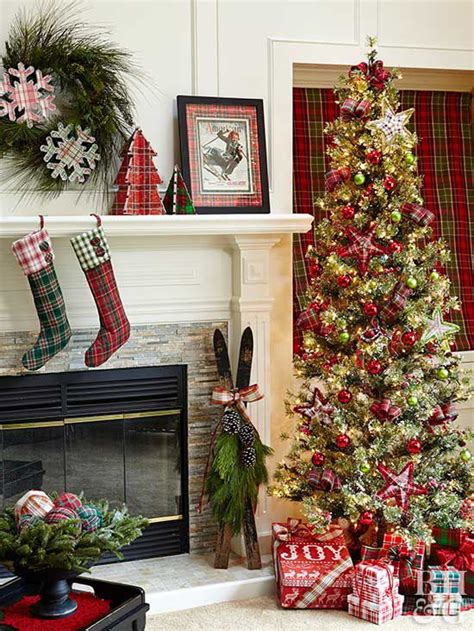 41 Pretty Ways To Decorate Your Mantel For Christmas Better Homes