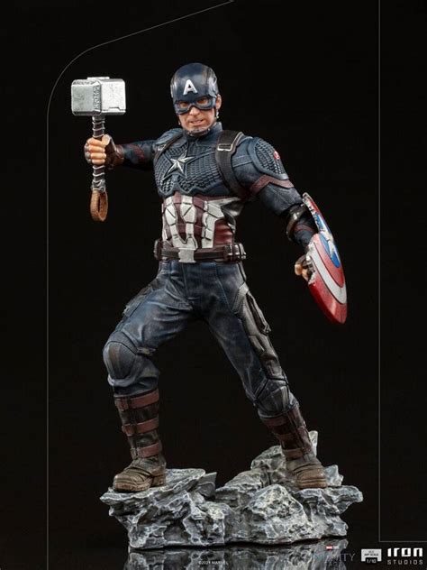 Captain America Ultimate Art Scale Statue 110 Battle Diorama Series