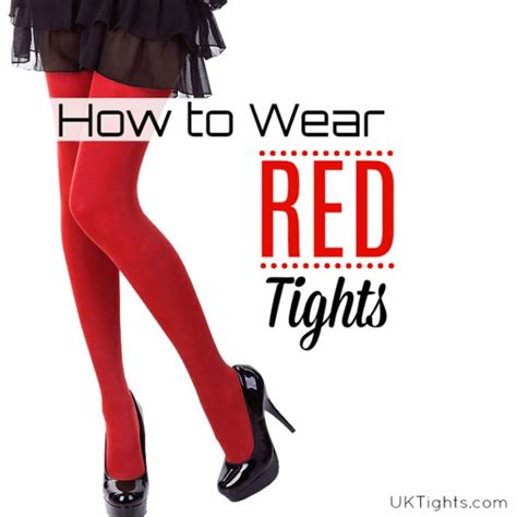 Trend Focus Red Tights How To Wear Them Uk Tights Blog