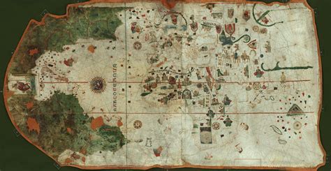 The 1500 World Map Of Juan De La Cosa The Earliest Representation Of